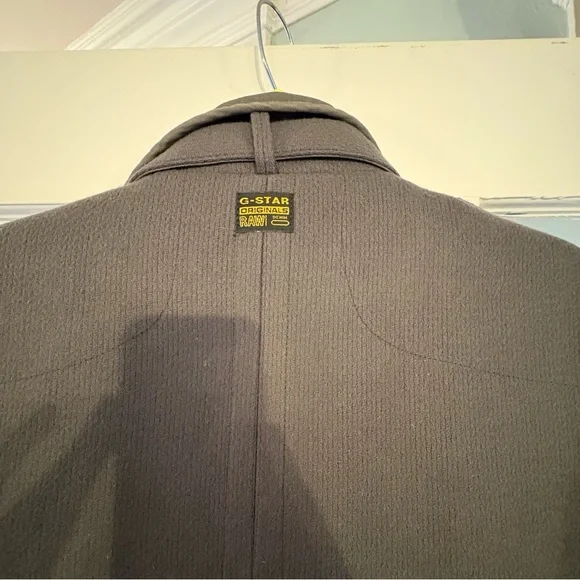 G-Star RAW Military Style Trench Coat Grey Men’s Size Medium - Picture 8 of 8